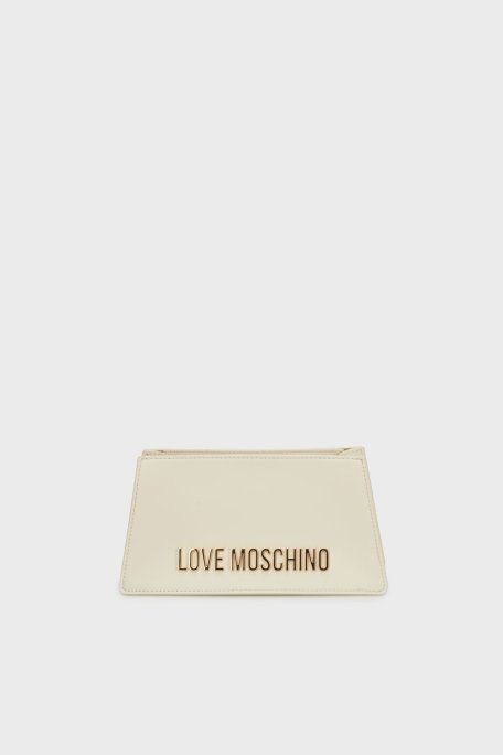 Love Moschino Logolu Çıkarılabilir Tutma Saplı Mini Bayan Çanta JC4095PP1NLL0110 BEJ - Love Moschino