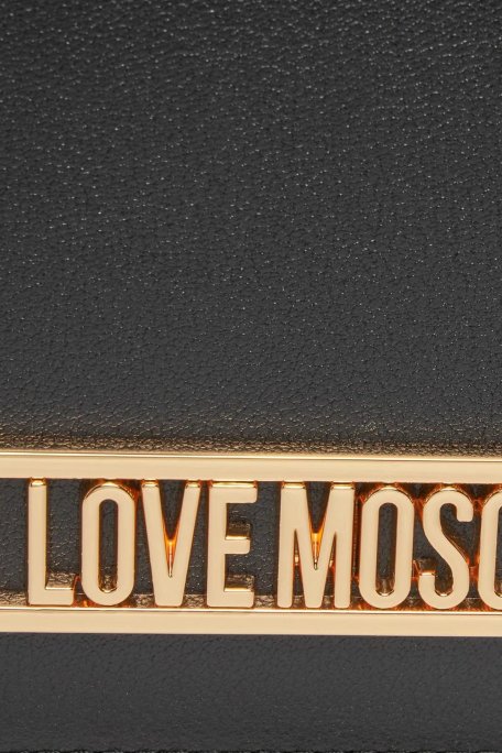 Love Moschino Logolu Çıkarılabilir Uzatma Askılı Bayan Çanta JC4145PP1IL1200A SİYAH - Love Moschino (1)