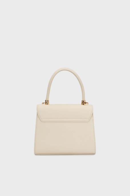 Love Moschino Logolu Çıkarılabilir Zincir Askılı Bayan Çanta JC4024PP1NKD0110 BEJ - Love Moschino (1)