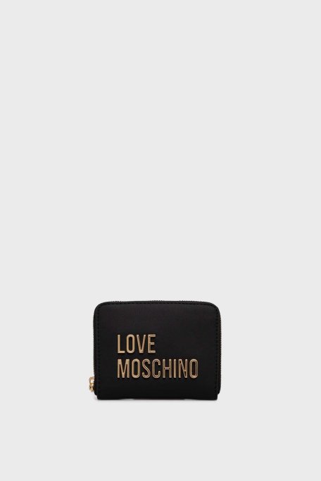 Love Moschino Logolu Fermuarlı Bayan Cüzdan JC5613PP1LKD0000 SİYAH - Love Moschino