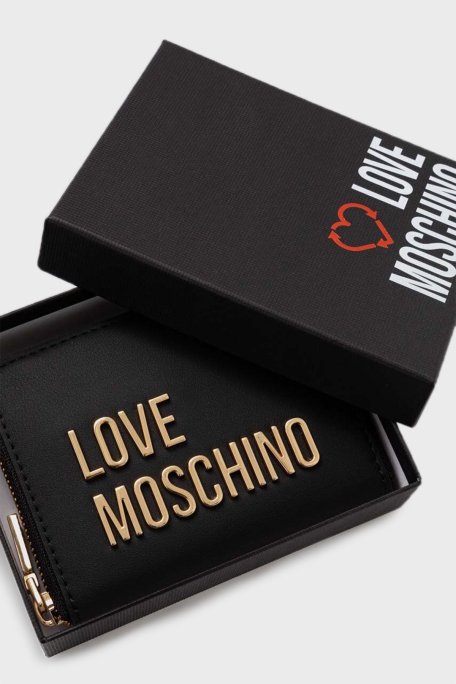 Love Moschino Logolu Fermuarlı Bayan Cüzdan JC5613PP1LKD0000 SİYAH - Love Moschino (1)