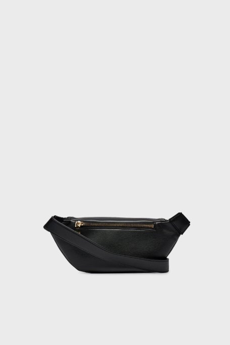 Love Moschino Logolu Zincir Detaylı Bayan Bel Çantası JC4123PP1ILN100A SİYAH - Love Moschino (1)