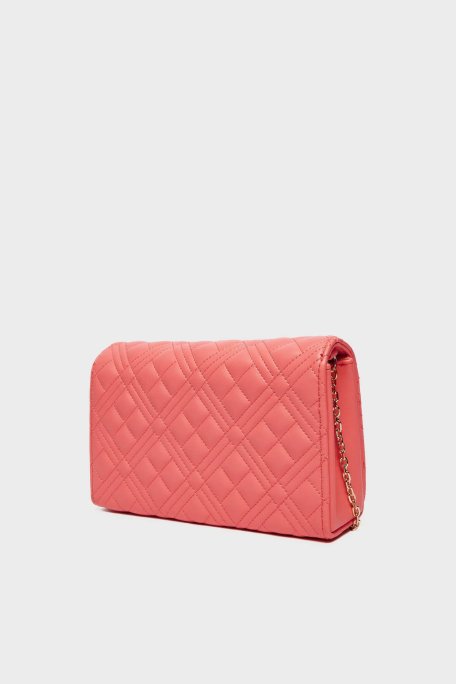 Love Moschino Parlak Kapitoneli Zincir Askılı Bayan Çanta JC4079PP1MLA0464 PEMBE - Love Moschino (1)