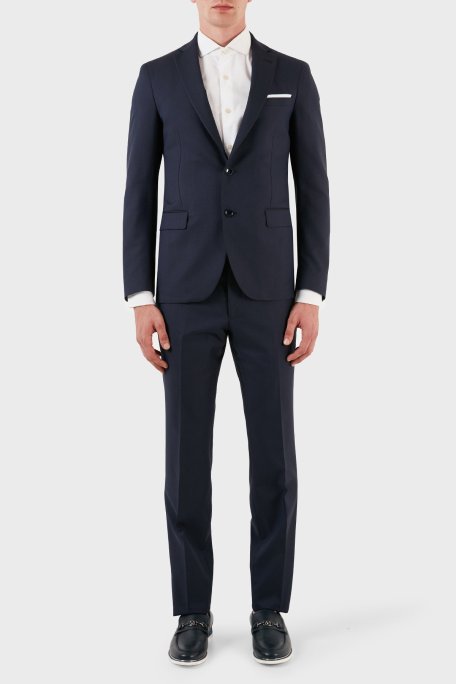 Manuel Ritz Yün ve Pamuk Karışımlı Kışlık Erkek Takım ZOX2011A737161111C88 LACİVERT - Manuel Ritz