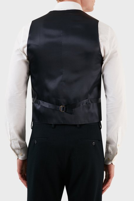 Manuel Ritz Yünlü Çift Düğmeli Erkek Yelek ZOX2111W527Y161592C88 KAHVE - Manuel Ritz (1)