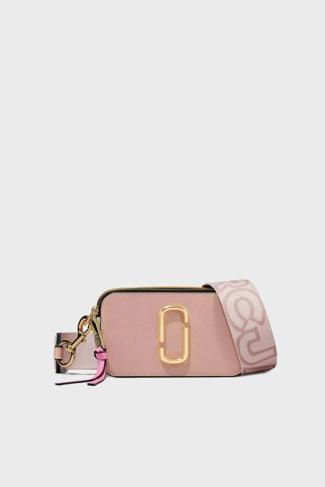 Marc Jacobs The Snapshot Çıkarılabilir Askılı Deri Bayan Çanta 2S3HCR500H03 695 PUDRA - Marc Jacobs