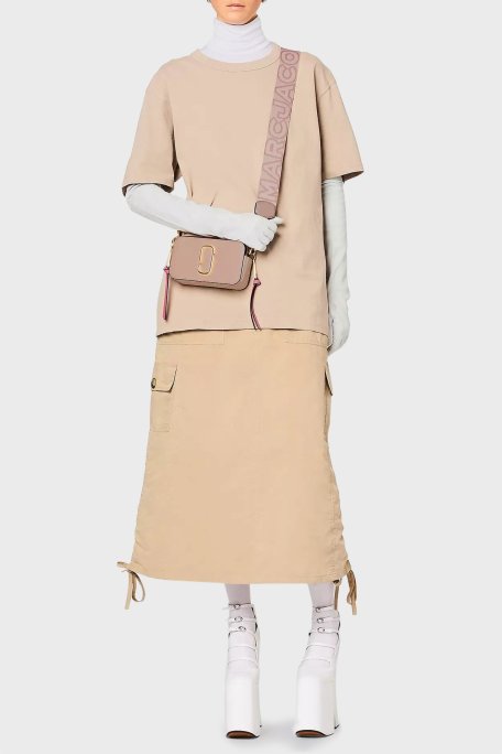 Marc Jacobs The Snapshot Çıkarılabilir Askılı Deri Bayan Çanta 2S3HCR500H03 695 PUDRA - Marc Jacobs (1)