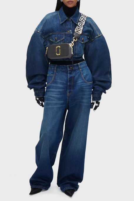 Marc Jacobs The Snapshot Çıkarılabilir Askılı Deri Bayan Çanta 2S3HCR500H03 964 SİYAH - Marc Jacobs (1)