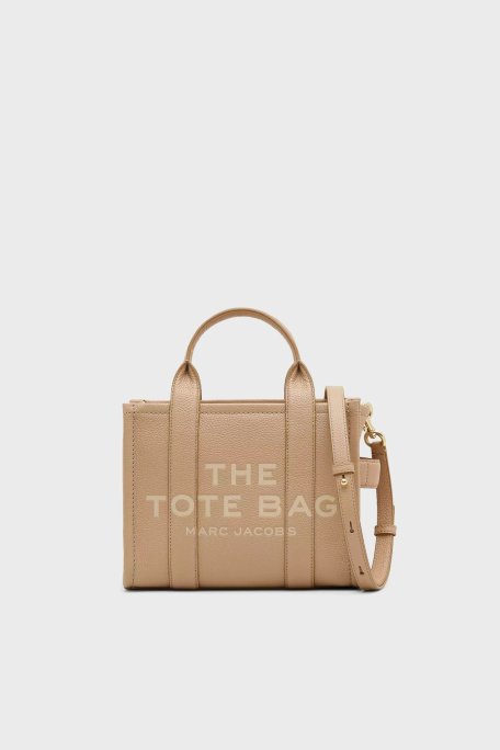 Marc Jacobs The Small Tote Çıkarılabilir Askılı Deri Bayan Çanta H009L01SP21 230 CAMEL - Marc Jacobs