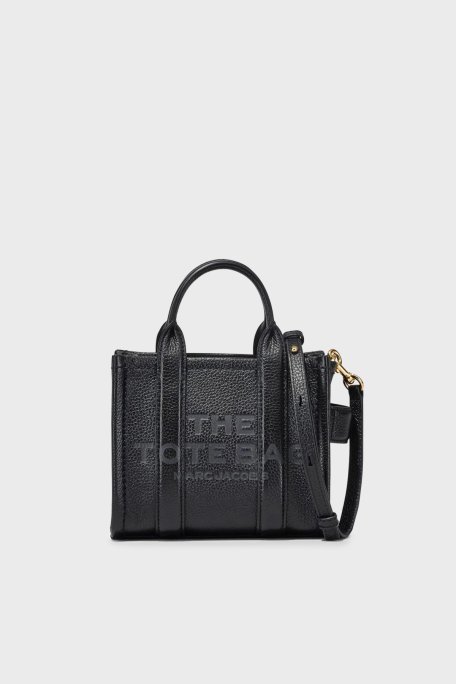 Marc Jacobs Çıkarılabilir Askılı Deri Mini Bayan Çanta H053L01RE22 001 SİYAH - Marc Jacobs