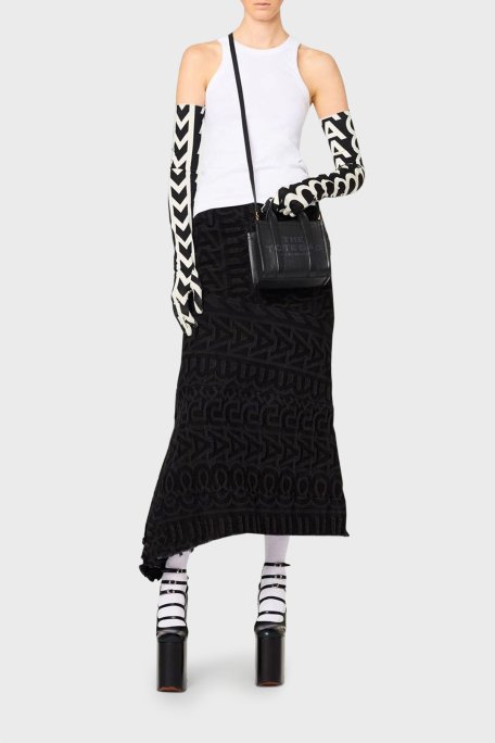 Marc Jacobs Çıkarılabilir Askılı Deri Mini Bayan Çanta H053L01RE22 001 SİYAH - Marc Jacobs (1)