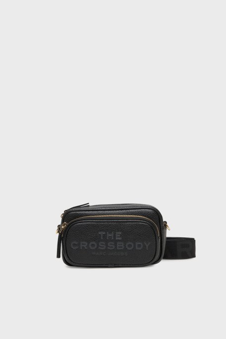 Marc Jacobs Deri Logolu Çıkarılabilir Askılı The Cross Body Kadın Çanta 2S5HCR002H02 001 SİYAH - Marc Jacobs
