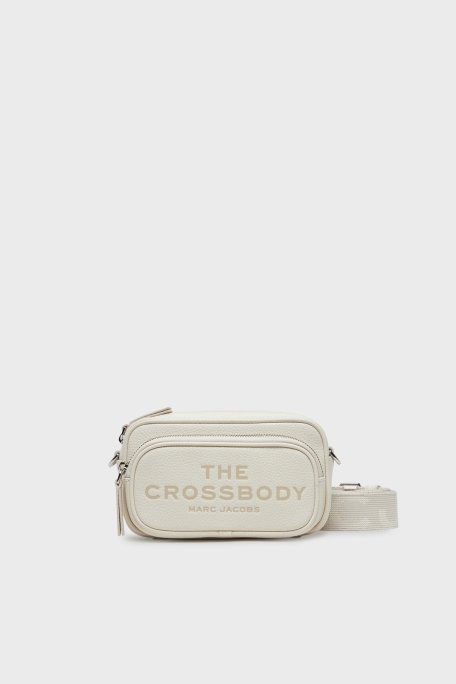 Marc Jacobs Deri Logolu Çıkarılabilir Askılı The Cross Body Kadın Çanta 2S5HCR002H02 137 EKRU - Marc Jacobs