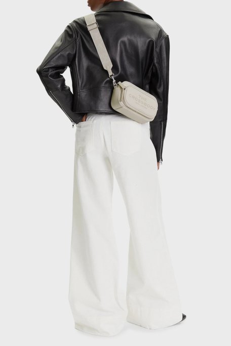 Marc Jacobs Deri Logolu Çıkarılabilir Askılı The Cross Body Kadın Çanta 2S5HCR002H02 137 EKRU - Marc Jacobs (1)