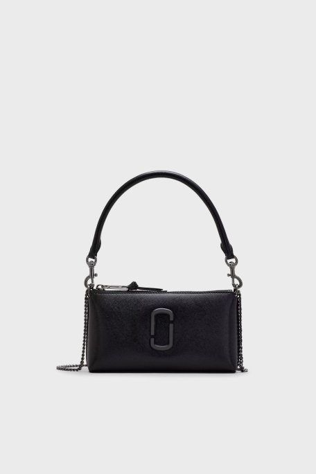 Marc Jacobs Logolu Çıkarılabilir Zincir Askılı The Pochette Bayan Çanta 2P5SMN015S02 001 SİYAH - Marc Jacobs