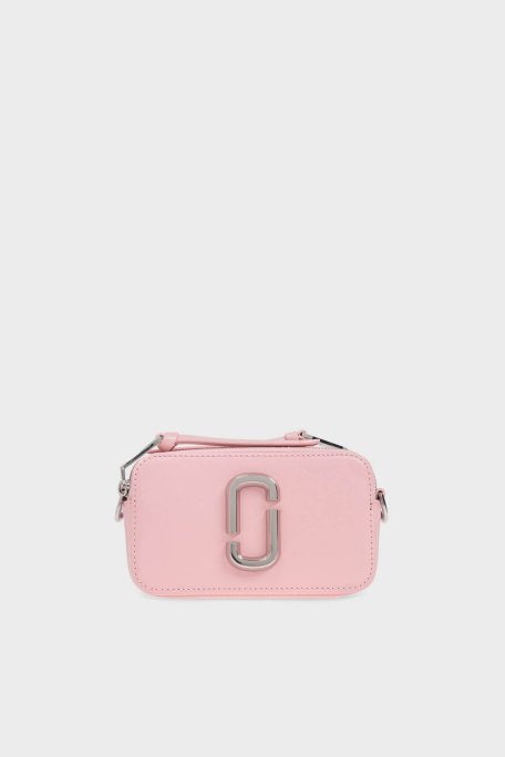 Marc Jacobs Logolu Deri Çıkarılabilir Askılı Bayan Çanta 2S4HCR073H02 669 PEMBE - Marc Jacobs