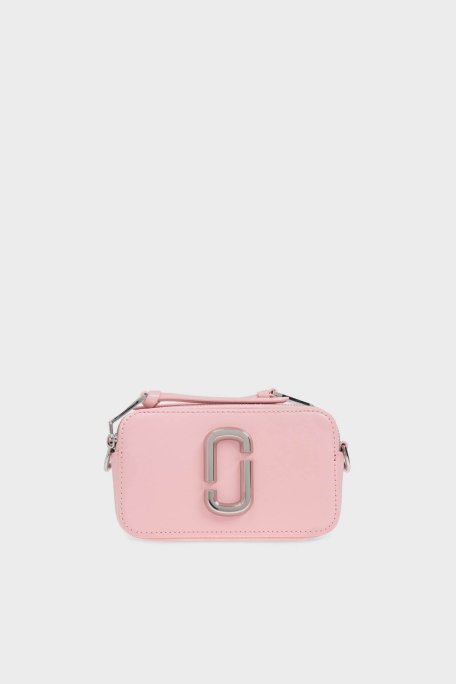 Marc Jacobs Logolu Deri Çıkarılabilir Askılı Kadın Çanta 2S4HCR073H02 669 PEMBE - Marc Jacobs
