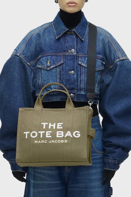 Marc Jacobs Medium Tote Logolu Sabit Askılı Kadın Çanta M0016161 372 HAKİ - Marc Jacobs (1)