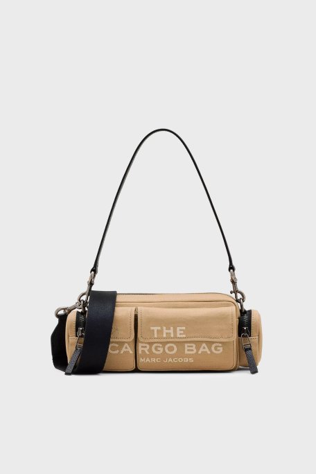 Marc Jacobs Pamuklu Logolu Çıkarılabilir Askılı The Cargo Kadın Çanta 2P5HSH025H03 230 CAMEL - Marc Jacobs