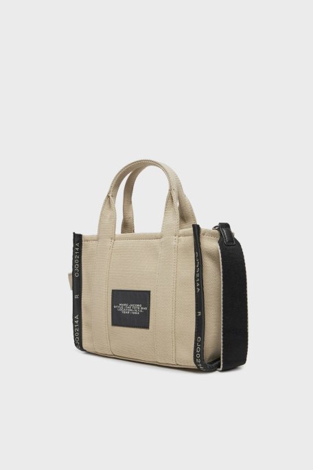 Marc Jacobs Small Tote Logolu Çıkarılabilir Askılı Bayan Çanta M0017025 263 BEJ - Marc Jacobs