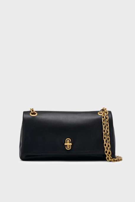 Marc Jacobs The Dual Chaın Deri Zincir Askılı Mini Kadın Çanta 2R4SMN003S02 001 SİYAH - Marc Jacobs