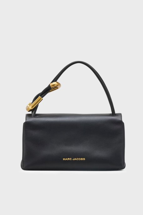 Marc Jacobs The Mini Dual Top % 100 Deri Tek Saplı Kadın Çanta 2F4HSH010H04 001 SİYAH - Marc Jacobs