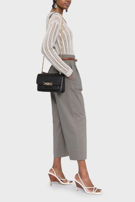 Michael Kors % 100 Deri Ayarlanabilir Omuz Askılı 30S2G7HL3L001 Bayan Çanta 30S2G7HL3L 001 SİYAH - Michael Kors (1)