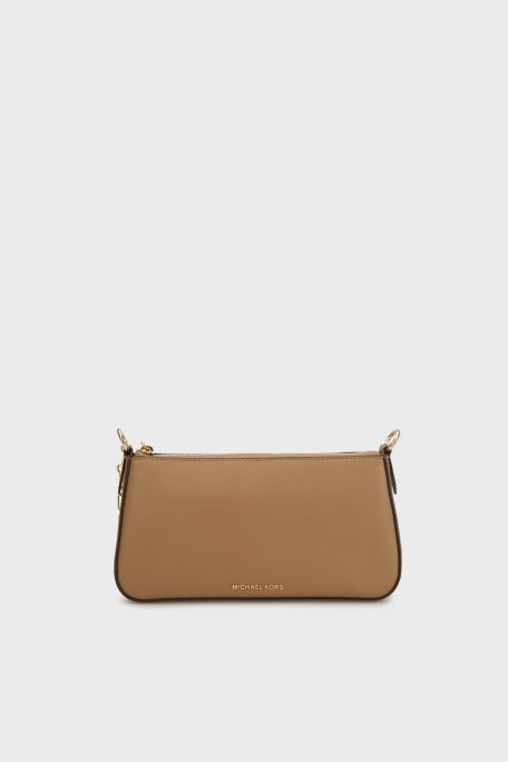 Michael Kors % 100 Deri Logolu Zincir Askılı 32H3G8EW6L297 Bayan Çanta 32H3G8EW6L 297 BEJ - Michael Kors