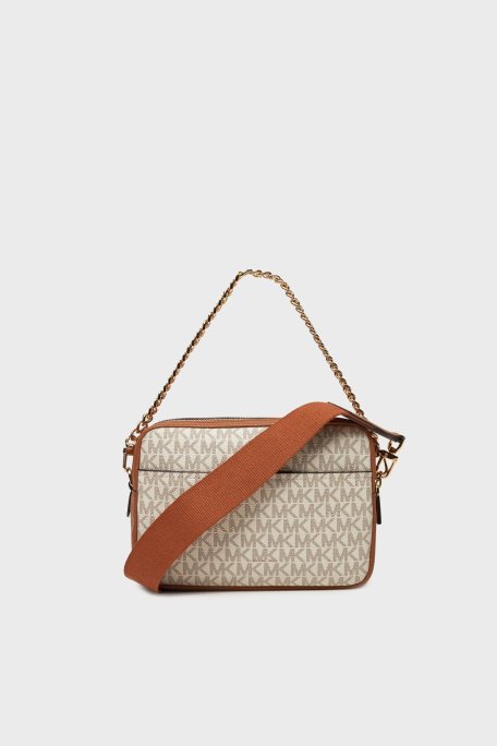 Michael Kors 4G Logo Baskılı Çıkarılabilir Askılı 32S5GYTC5B149 Bayan Çanta 32S5GYTC5B 149 EKRU - Michael Kors (1)