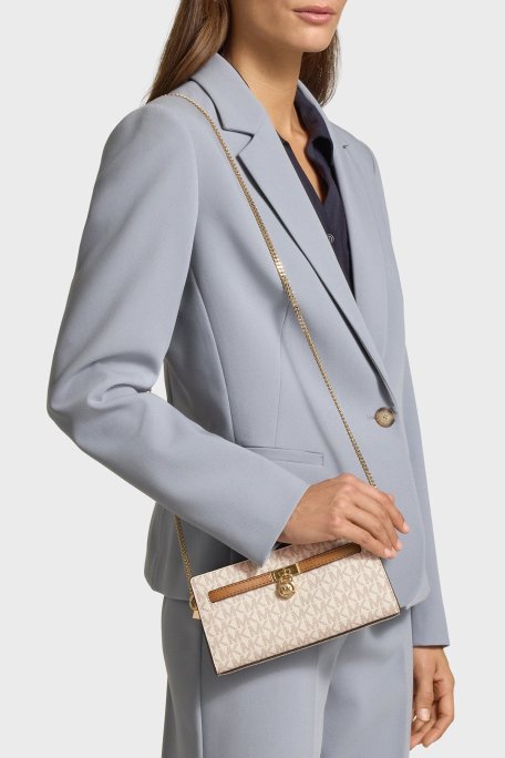 Michael Kors 4G Logo Baskılı Çıkarılabilir Zincir Askılı Small 32F5GNXC0B149 Bayan Çanta 32F5GNXC0B 149 EKRU - Michael Kors (1)