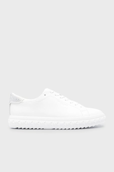 Michael Kors Deri Sneaker 43H3GVFS2L Bayan Ayakkabı 43H3GVFS2L 085 BEYAZ - Michael Kors