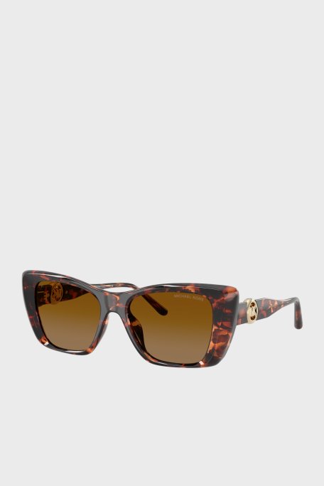 Michael Kors Desenli Güneş 0MK2270U40319P53 Bayan Gözlük 0MK2270U 40319P 53 Kaplumbağa kabuğu - Michael Kors