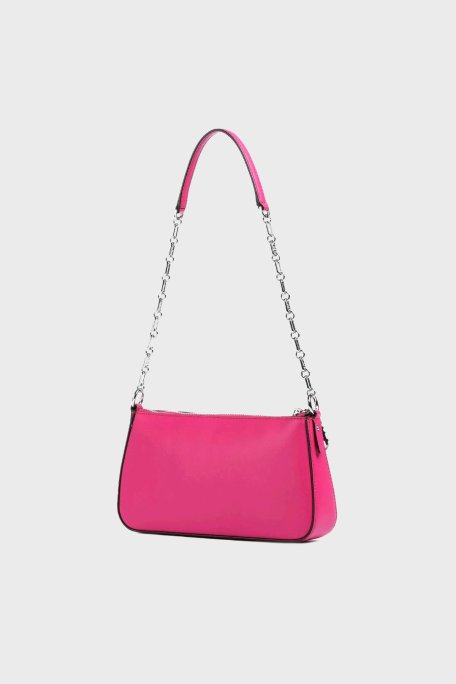 Michael Kors Hakiki Deri Zincir Askılı 32H3S8EW6L542 Bayan Çanta 32H3S8EW6L 542 FUŞYA - Michael Kors (1)