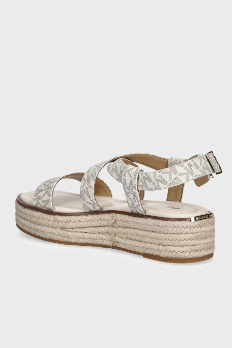 Michael Kors İmza Logolu Bayan Sandalet 40S5LYFS1B 150 EKRU - Michael Kors (1)