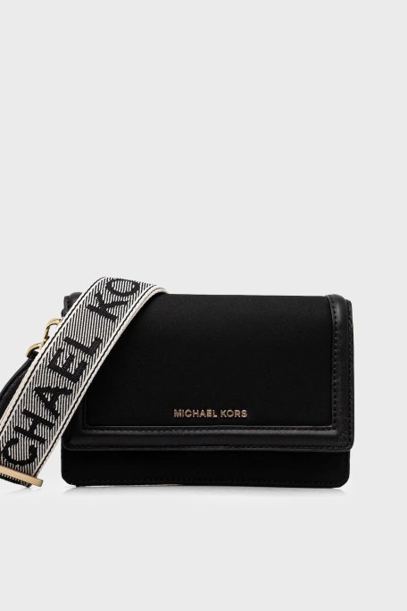 Michael Kors Logolu Ayarlanabilir Askılı 32F3GJ6C1I001 Bayan Çanta 32F3GJ6C1I 001 SİYAH - Michael Kors
