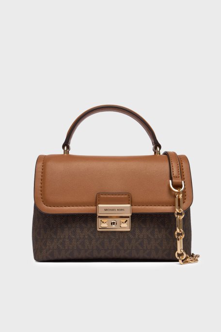 Michael Kors Logolu Ayarlanabilir Askılı 32R6G2RC0B252 Kadın Çanta 32R6G2RC0B 252 KAHVE - Michael Kors