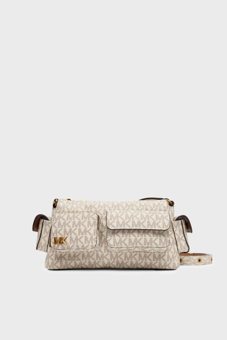 Michael Kors Logolu Ayarlanabilir Askılı 32S5AM3C5B149 Kadın Çanta 32S5AM3C5B 149 EKRU - Michael Kors