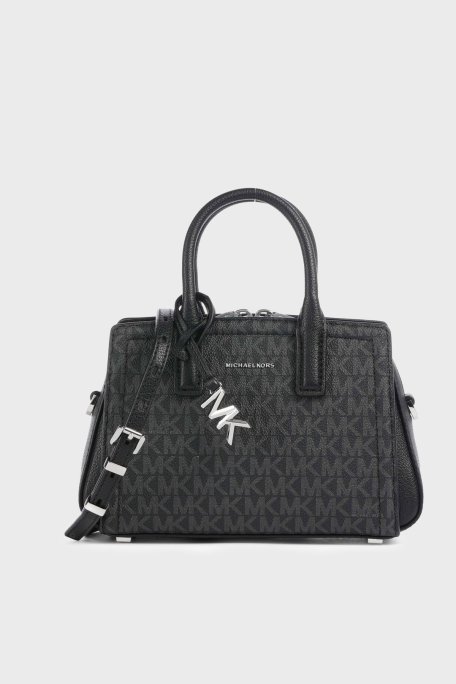 Michael Kors Logolu Ayarlanabilir ve Çıkarılabilir Askı 32F5S9IC0V001 Kadın Çanta 32F5S9IC0V 001 SİYAH - Michael Kors