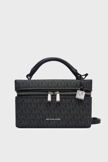 Michael Kors Logolu Ayarlanabilir ve Çıkarılabilir Askılı 32F5SQ1C0V001 Bayan Çanta 32F5SQ1C0V 001 SİYAH - Michael Kors