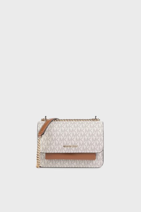 Michael Kors Logolu Ayarlanabilir Zincir Askılı 32R5GC7C1B149 Kadın Çanta 32R5GC7C1B 149 EKRU - Michael Kors