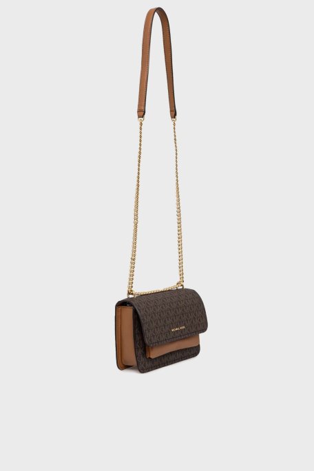 Michael Kors Logolu Ayarlanabilir Zincir Askılı 32R5GC7C1B252 Bayan Çanta 32R5GC7C1B 252 KAHVE - Michael Kors (1)