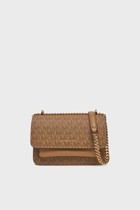 Michael Kors Logolu Ayarlanabilir Zincir Askılı 32R5GC7C1V297 Bayan Çanta 32R5GC7C1V 297 BEJ - Michael Kors