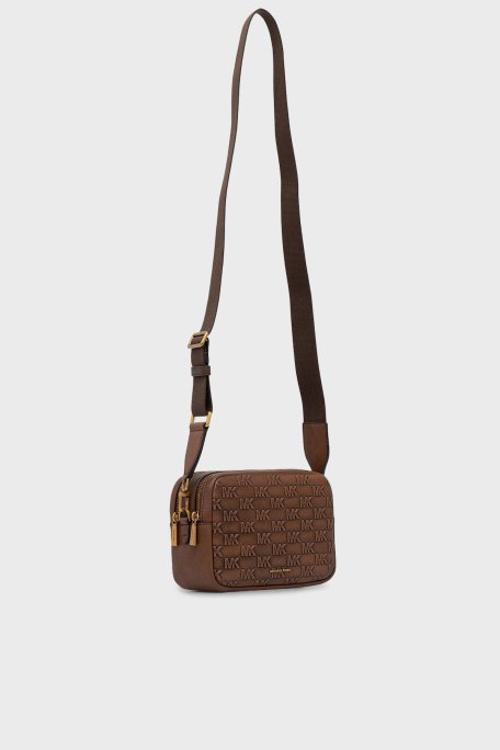 Michael Kors Logolu Deri Zincir Detaylı Çıkarılabilir Askılı 32F5AYTC6L251 Bayan Çanta 32F5AYTC6L 251 KAHVE - Michael Kors (1)