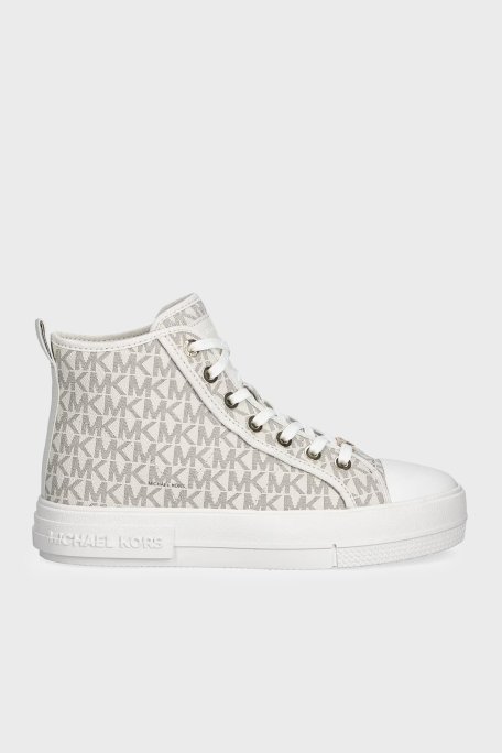 Michael Kors Logolu Sneaker 43F5EYFE5B150 Kadın Ayakkabı 43F5EYFE5B 150 EKRU - Michael Kors