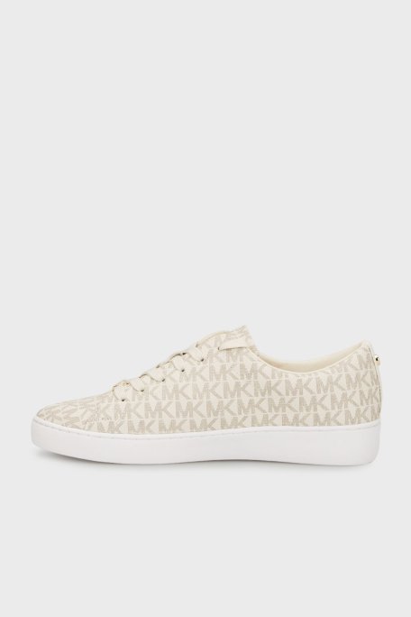 Michael Kors Logolu Sneaker 43R4KTFS1B150 Bayan Ayakkabı 43R4KTFS1B 150 BEJ - Michael Kors (1)