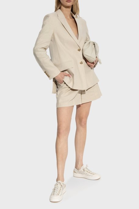 Michael Kors Logolu Sneaker 43S5JUFS1B150 Bayan Ayakkabı 43S5JUFS1B 150 EKRU - Michael Kors (1)