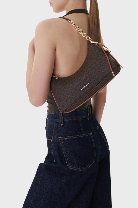 Michael Kors Logolu Zincir Askılı Kadın Çanta 32R6GY5W6B 252 KAHVE - Michael Kors (1)