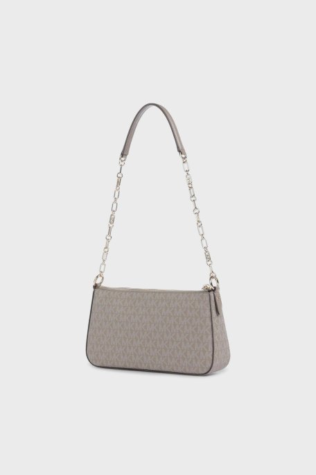 Michael Kors Logolu Zincir Askılı Mini 32T5G8EW6V115 Bayan Çanta 32T5G8EW6V 115 GRİ - Michael Kors (1)
