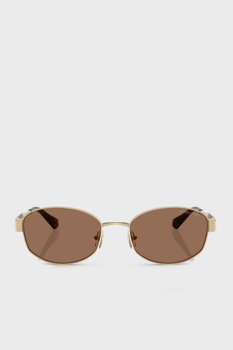 Michael Kors Oval Güneş 0MK116110147356 Bayan Gözlük 0MK1161 101473 56 Altın - Michael Kors (1)