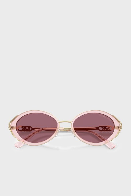 Michael Kors Oval Güneş 0MK117940581A53 Kadın Gözlük 0MK1179 40581A 53 Pembe - Michael Kors (1)